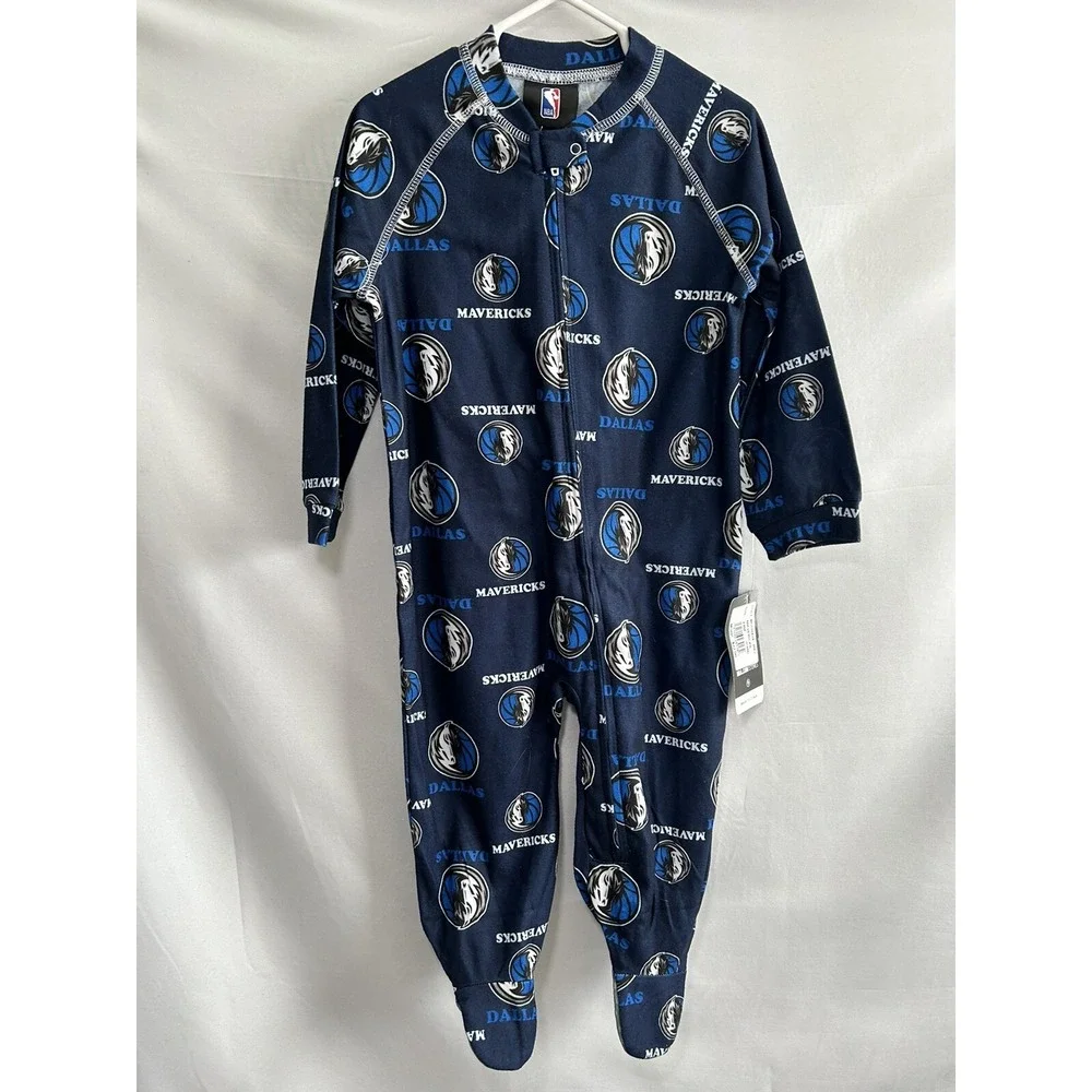 Dallas Mavericks ‎ Pajamas One Piece Toddler 24M NWT NBA